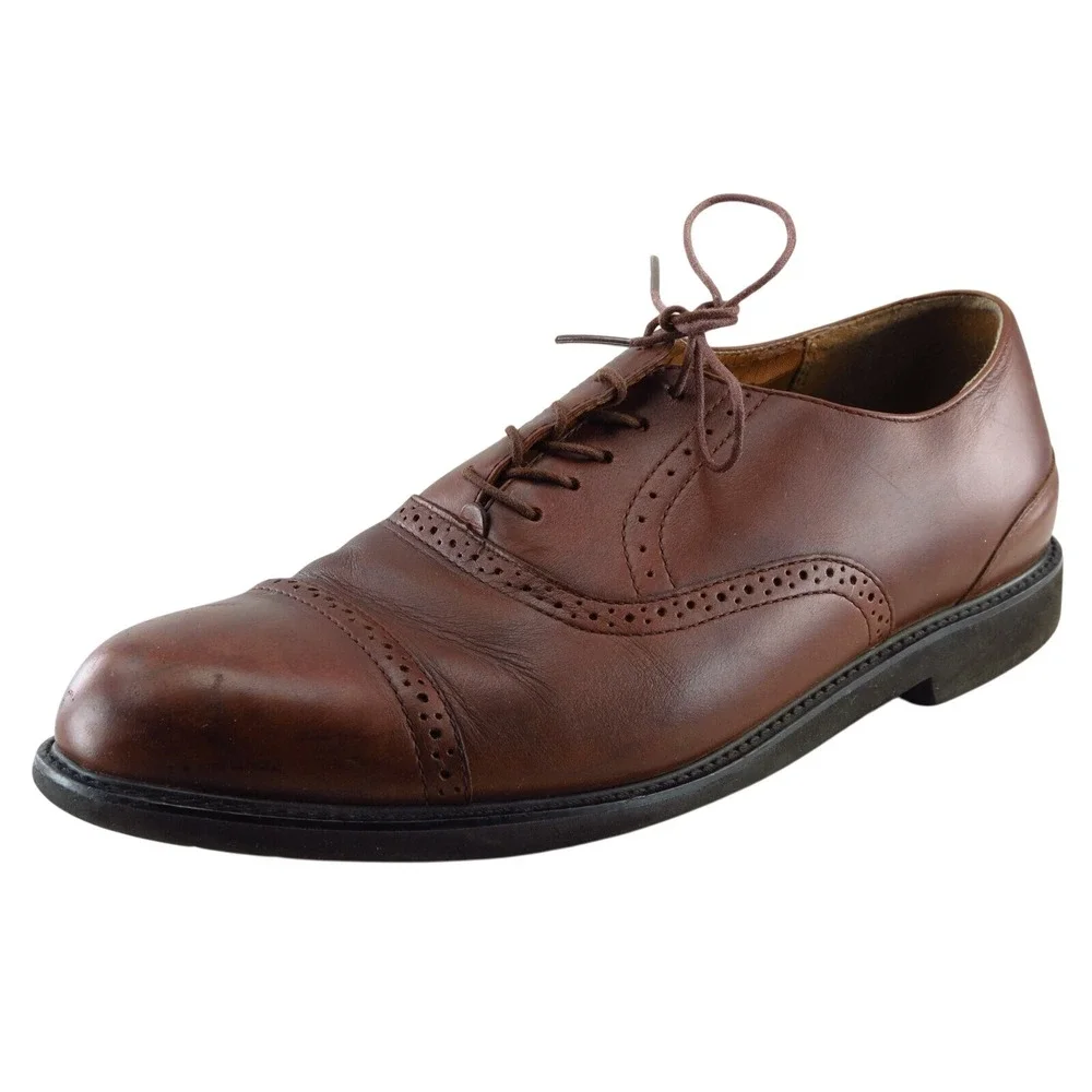 Rockport‎ Oxfords Brown Leather Men Shoes Size 11 Medium